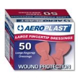 Sterile Fabric Plasters Fingertip 75mm x 45mm Box x50